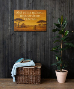 Alternative view of Tableau biblique moi et ma maison | Betimah